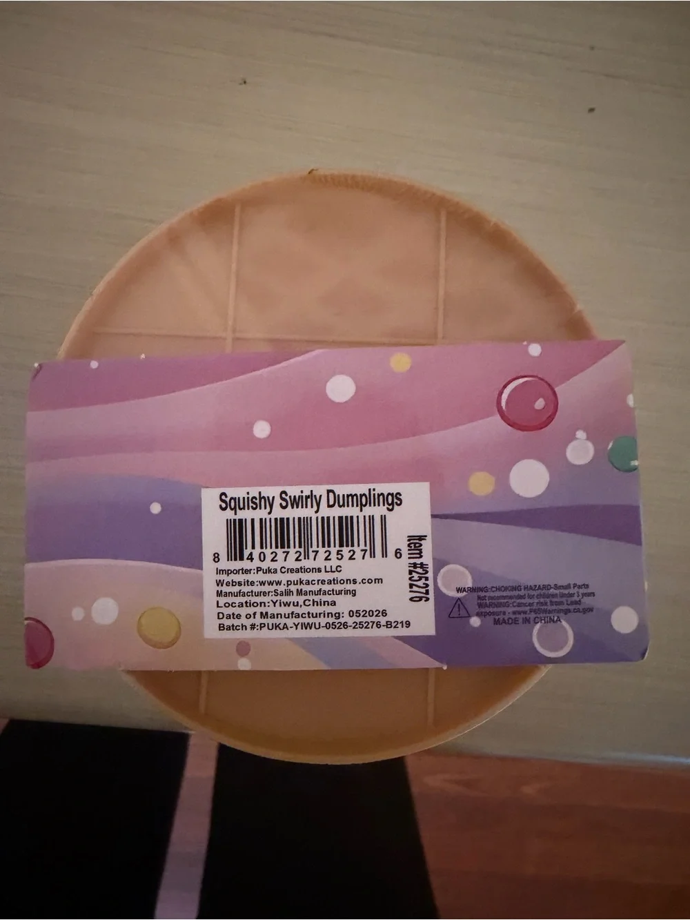 Puka Mystery Buns Sealed “Squishy Swirly Dumplings”